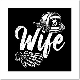 Fireman Wife Girlfriend Posters and Art